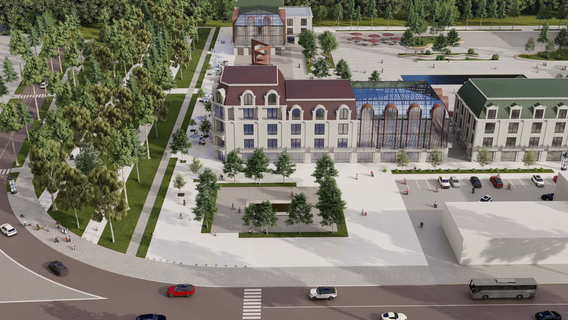 Relevant works in the municipality of Zugdidi within the framework of the Georgian cities and resorts development program