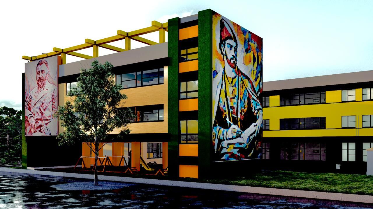 Construction works of public school N10 of the city of LSI Tbilisi